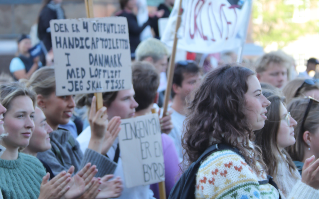 ‘Undskyld vi er her’-demo: Mød demonstranterne på Christiansborg Slotsplads